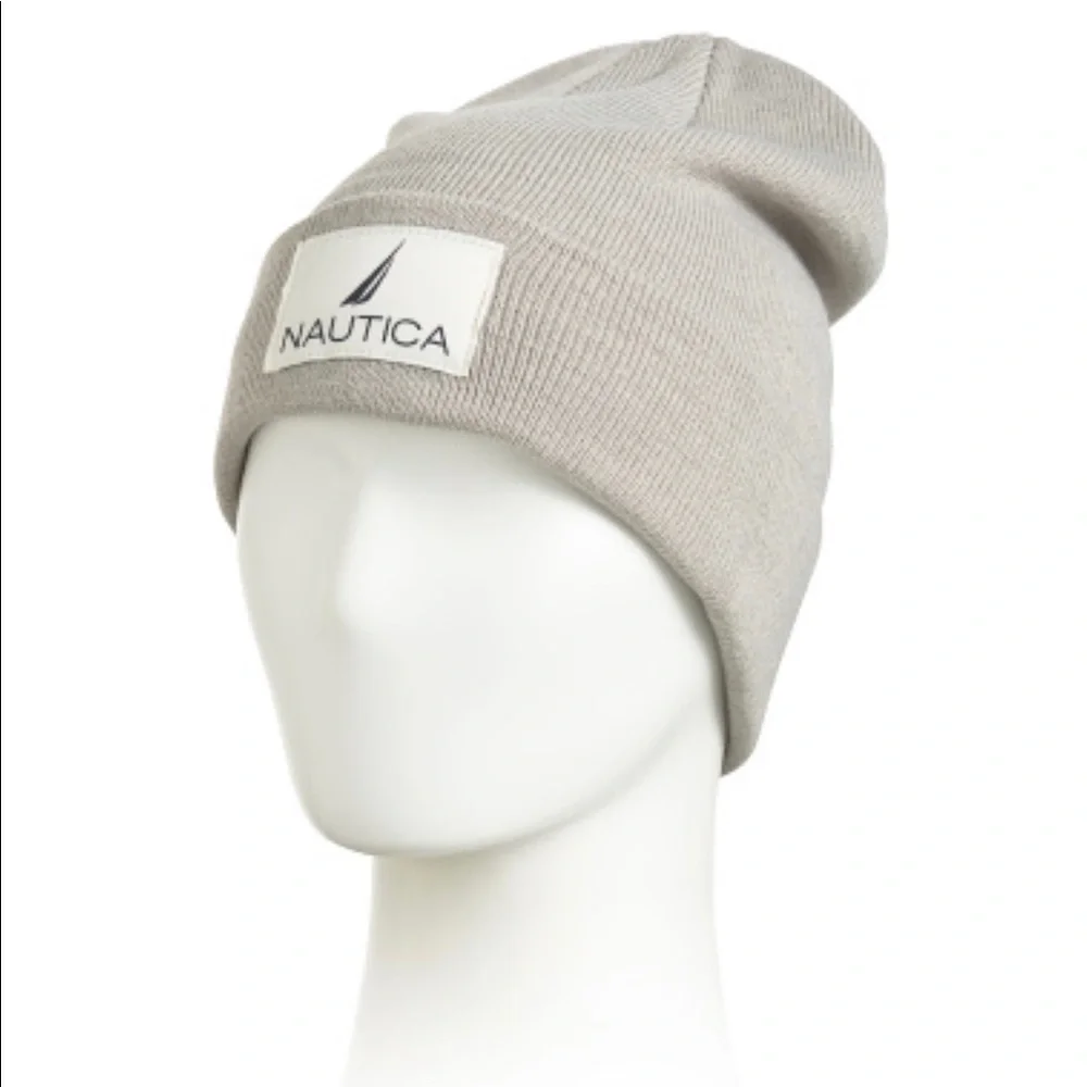 COPY - Nautica Grey Beanie - Picture 1 of 1